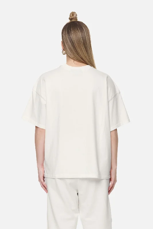 Wayruna Heavy Oversized Tee Washed Coconut Milk