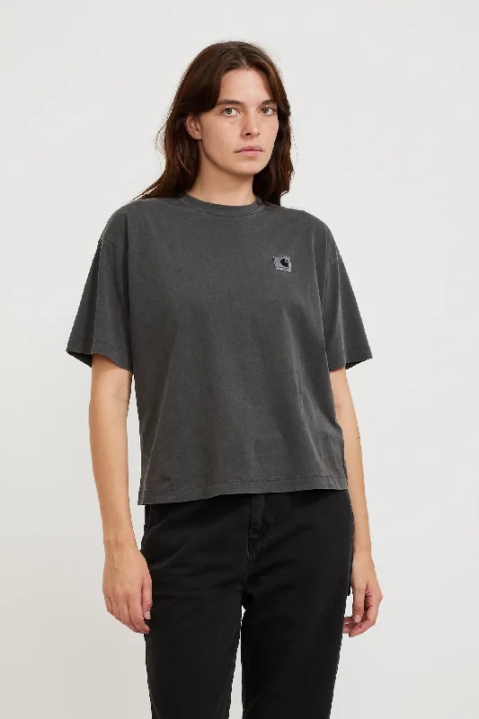 Women's S/S Nelson T-Shirt Charcoal Garment Dyed