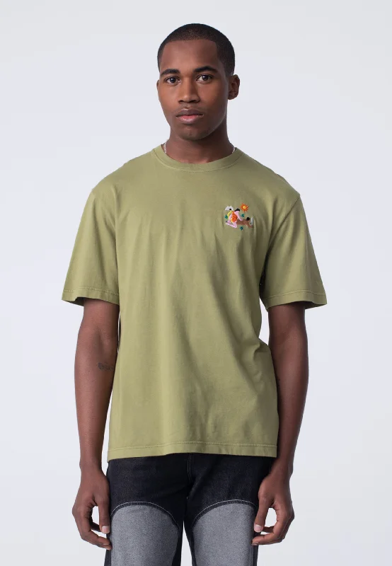 Yabba-Dabba-Do Me T-Shirt - Khaki